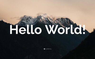 Hello world!